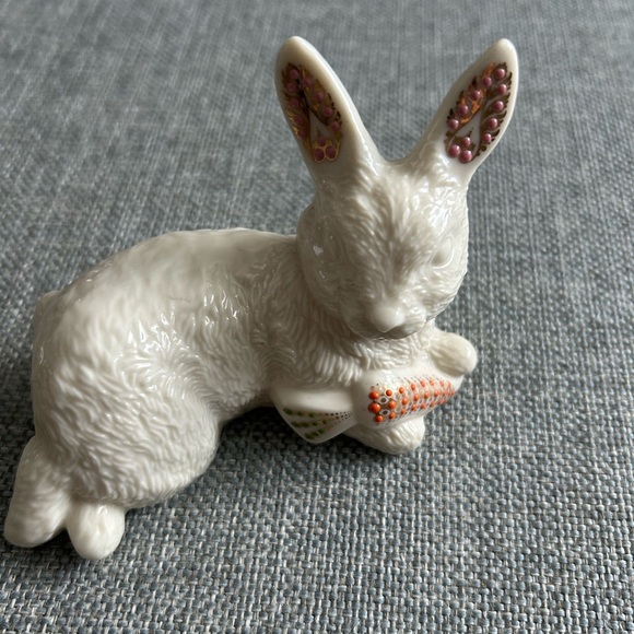 Vintage Lenox China Jewels Collection 1996 “Rabbit With Carrot” - Picture 5 of 10